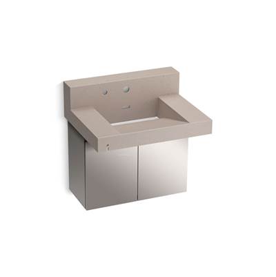 ConstellationE 30'' wall-mount lavatory system with backsplash
