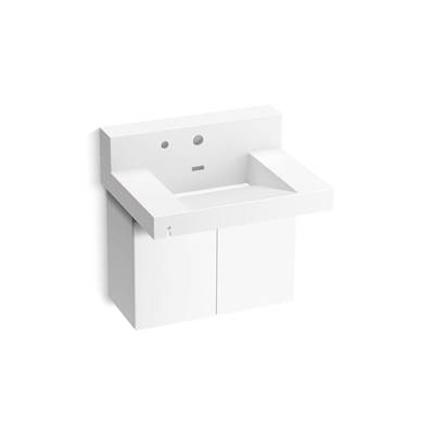 ConstellationE 30'' wall-mount lavatory system with backsplash