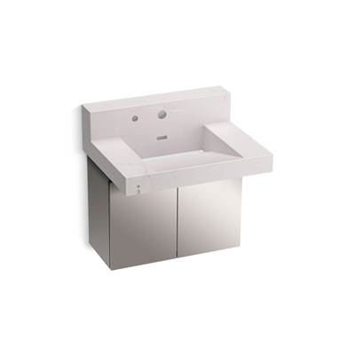 ConstellationE 30'' wall-mount lavatory system with backsplash