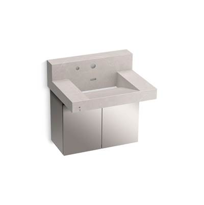 ConstellationE 30'' wall-mount lavatory system with backsplash