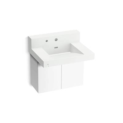 ConstellationE 30'' wall-mount lavatory system with backsplash