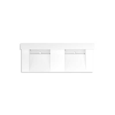 ConstellationE 60'' wall-mount basin lavatory system with backsplash