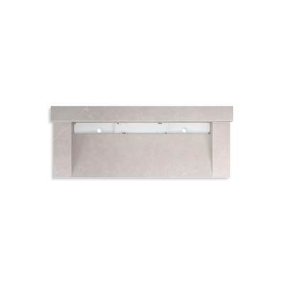 ConstellationE 60'' wall-mount trough lavatory system with backsplash