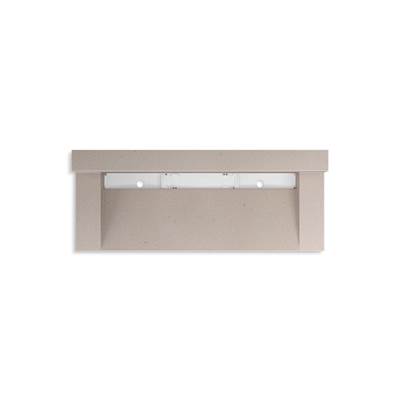 ConstellationE 60'' wall-mount trough lavatory system with backsplash