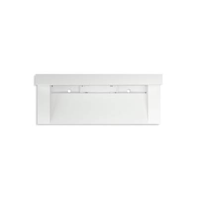 ConstellationE 60'' wall-mount trough lavatory system with backsplash