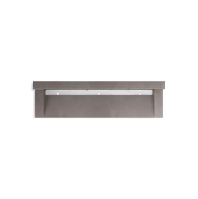 ConstellationE 90'' wall-mount trough lavatory system with backsplash