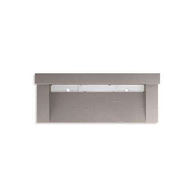 ConstellationE 60'' wall-mount trough lavatory system with backsplash