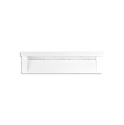 ConstellationE 90'' wall-mount trough lavatory system with backsplash