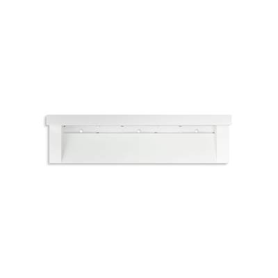 ConstellationE 90'' wall-mount trough lavatory system with backsplash