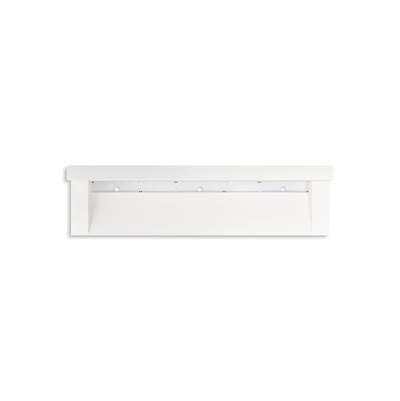 ConstellationE 90'' wall-mount trough lavatory system with backsplash