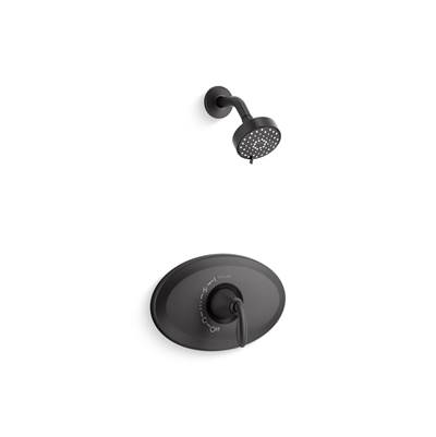 Kohler Remodel Rite-Temp shower trim kit, 1.75 gpm - Matte Black