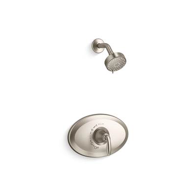 Kohler Remodel Rite-Temp shower trim kit, 1.75 gpm - Vibrant Brushed Nickel