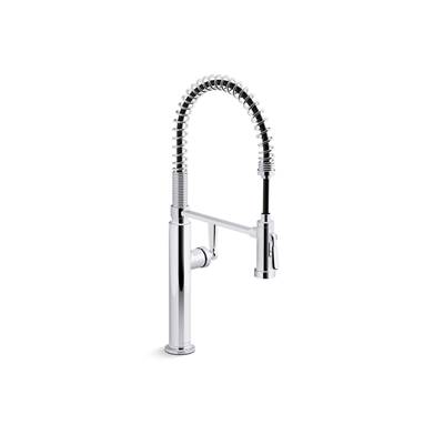 EdalynE by Studio McGee Semi-professional kitchen sink faucet with two-function sprayhead - Polished Chrome