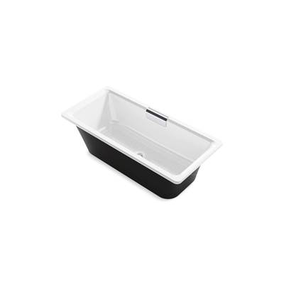 Kohler VoluteE 63'' x 28-3/8'' freestanding bath with base - White