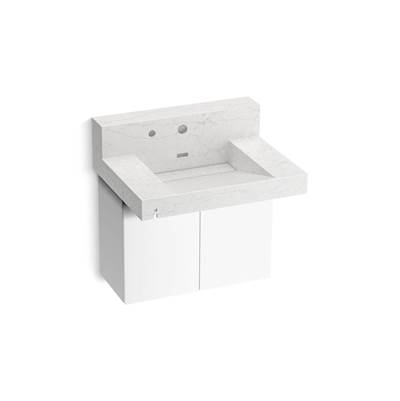 ConstellationE 30'' wall-mount lavatory system with backsplash