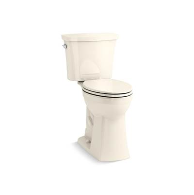Kohler Kelston Continuousclean Tall Two-piece Elongated Toilet, 1.28 Gpf - Biscuit