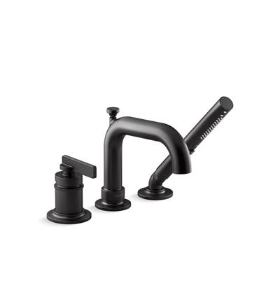 CastiaE by Studio McGee Deck-mount bath faucet with handshower