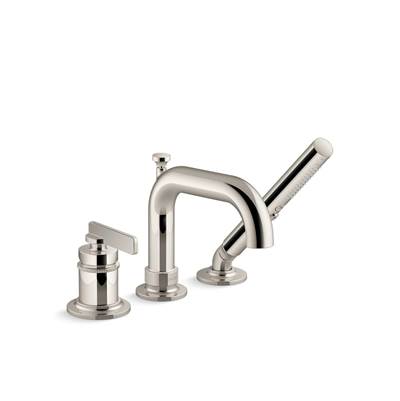 CastiaE by Studio McGee Deck-mount bath faucet with handshower