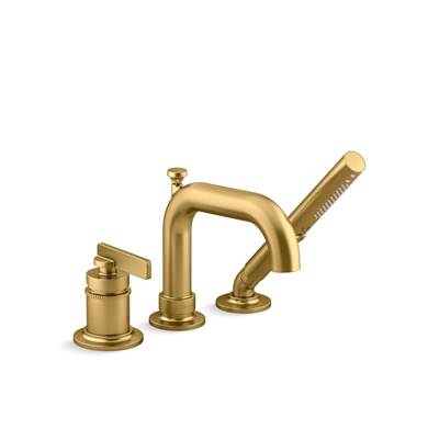 CastiaE by Studio McGee Deck-mount bath faucet with handshower