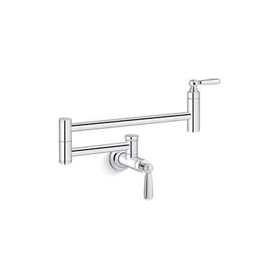 EdalynE by Studio McGee Wall-mount pot filler - Polished Chrome