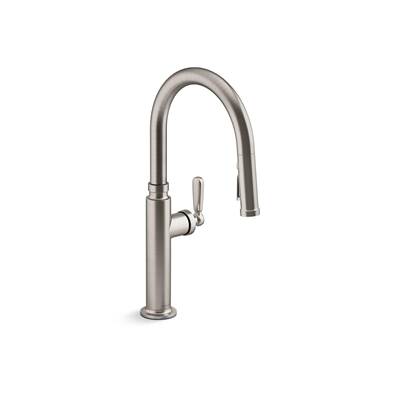 EdalynE by Studio McGee Pull-down kitchen sink faucet with three-function sprayhead - Vibrant Stainless