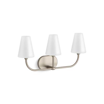 Kohler Kernene By Studio Mcgee Three-light Sconce - Brushed Nickel