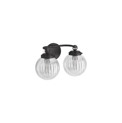 EmbraE by Studio McGee Two-light sconce - Matte Black