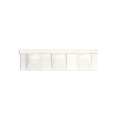 ConstellationE 90'' wall-mount basin lavatory system with backsplash