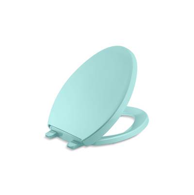 Kohler Reveal Quiet-CloseE elongated toilet seat - 150th Spring Green