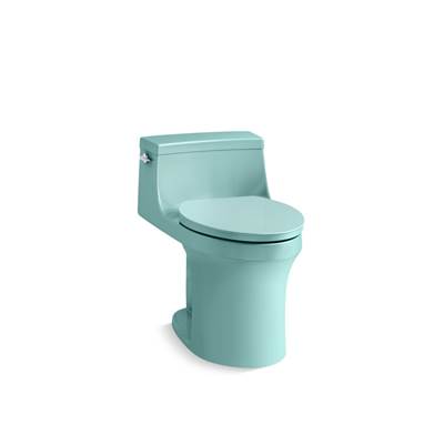 Kohler San Souci One-piece compact elongated toilet with concealed trapway, 1.28 gpf - 150th Spring Green