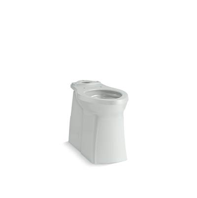 Corbelle Tall elongated toilet bowl with skirted trapway