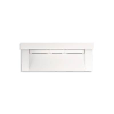ConstellationE 60'' wall-mount trough lavatory system with backsplash