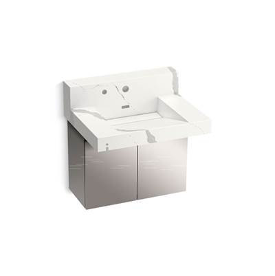 ConstellationE 30'' wall-mount lavatory system with backsplash