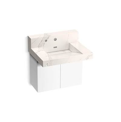 ConstellationE 30'' wall-mount lavatory system with backsplash