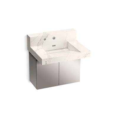 ConstellationE 30'' wall-mount lavatory system with backsplash