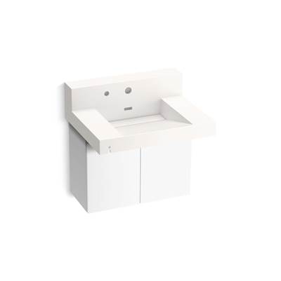 ConstellationE 30'' wall-mount lavatory system with backsplash