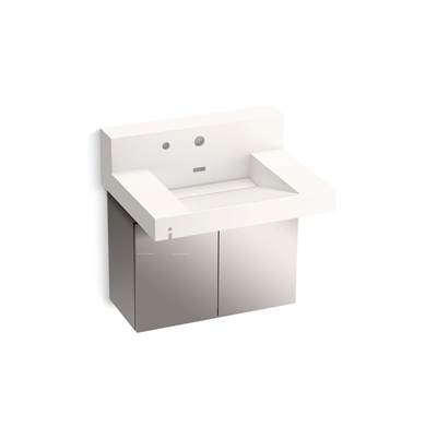 ConstellationE 30'' wall-mount lavatory system with backsplash