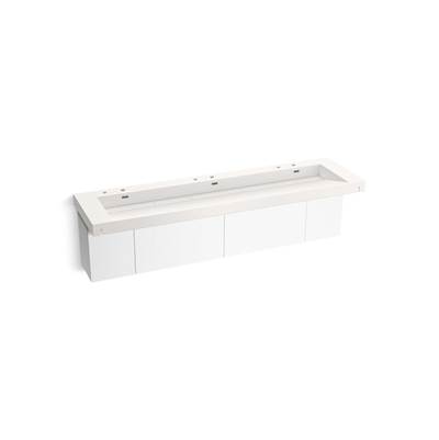 ConstellationE 90'' wall-mount trough lavatory system