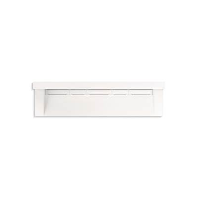ConstellationE 90'' wall-mount trough lavatory system with backsplash