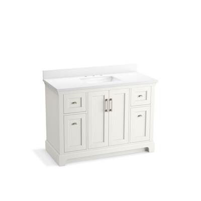 CharlemontE 48'' bathroom vanity cabinet with sink and quartz top