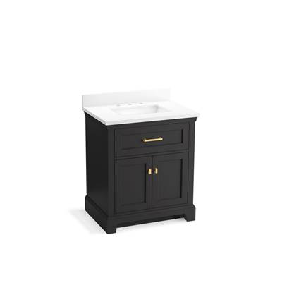 CharlemontE 30'' bathroom vanity cabinet with sink and quartz top