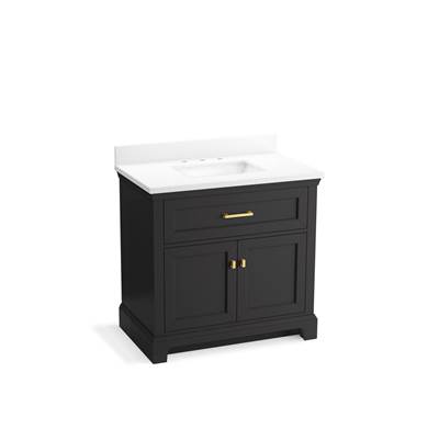 CharlemontE 36'' bathroom vanity cabinet with sink and quartz top