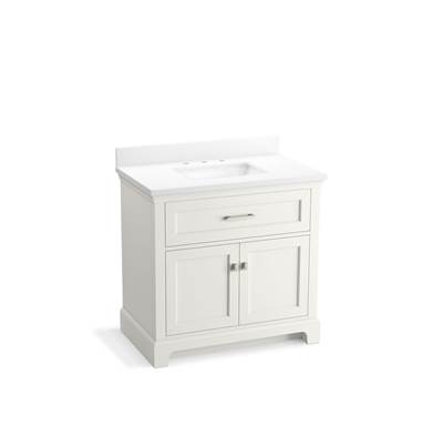 CharlemontE 36'' bathroom vanity cabinet with sink and quartz top