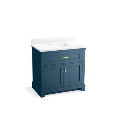 CharlemontE 36'' bathroom vanity cabinet with sink and quartz top