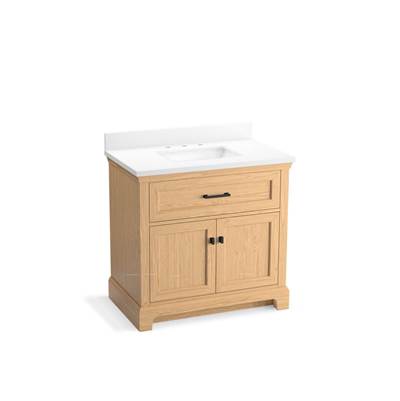 CharlemontE 36'' bathroom vanity cabinet with sink and quartz top