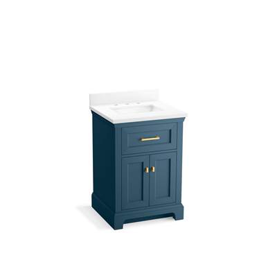 CharlemontE 24'' bathroom vanity cabinet with sink and quartz top