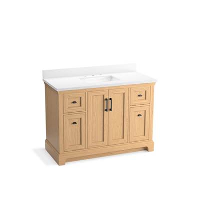 CharlemontE 48'' bathroom vanity cabinet with sink and quartz top