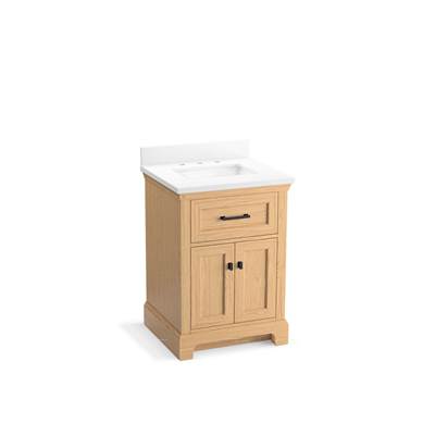 CharlemontE 24'' bathroom vanity cabinet with sink and quartz top