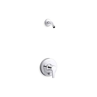 Kohler Pitch Rite-temp Shower Trim Kit with Push-button Diverter, Less Showerhead - Polished Chrome