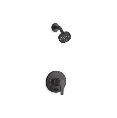 Kohler Pitch Rite-temp Shower Trim Kit with Push-button Diverter, 1.75 Gpm - Matte Black